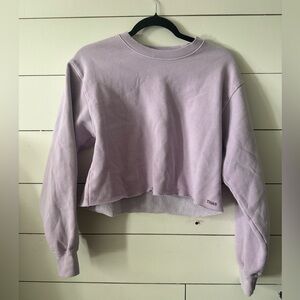 TNA Lilac Cropped Sweatshirt